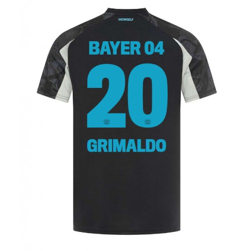 Fotbalové Dres Bayer Leverkusen Alejandro Grimaldo #20 Alternativní 2024-25 Krátký Rukáv